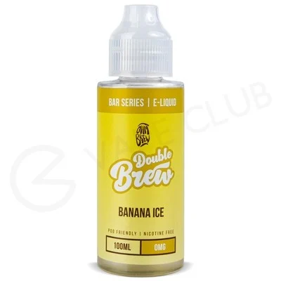 Banana Ice Shortfill E-Liquid by Double Brew Bar Series 100ml