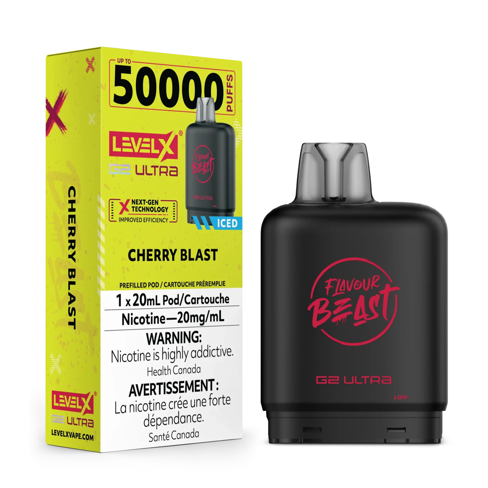 Flavour Beast Level X G2 Ultra Replacement Pod 20mL