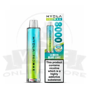 Lemon Blue Lime Hyola Pro Max 8000 Prefilled Pod Kit