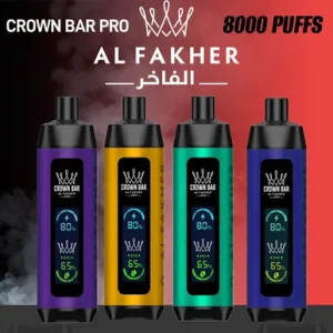 AL FAKHER CROWN BAR PRO BIG CLOUD 8,000 PUFFS DISPOSABLE VAPE