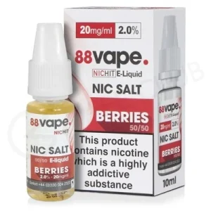 Berries Nic Salt E-Liquid by 88Vape