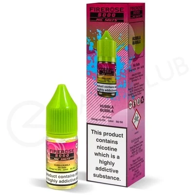 Hubbla Bubbla Nic Salt E-Liquid by Elux Firerose