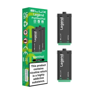 Menthol Elux Legend 1500 Pods