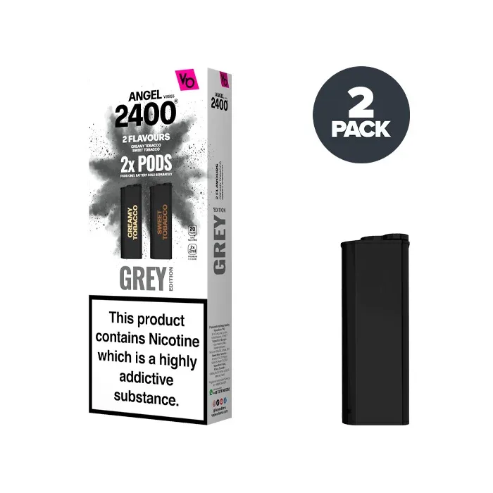 Grey Edition Angel 2400 Pre-filled Pods by Vapes Bars