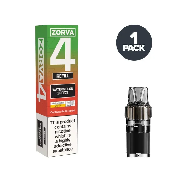 Watermelon Breeze Zorva 4 Prefilled Pods
