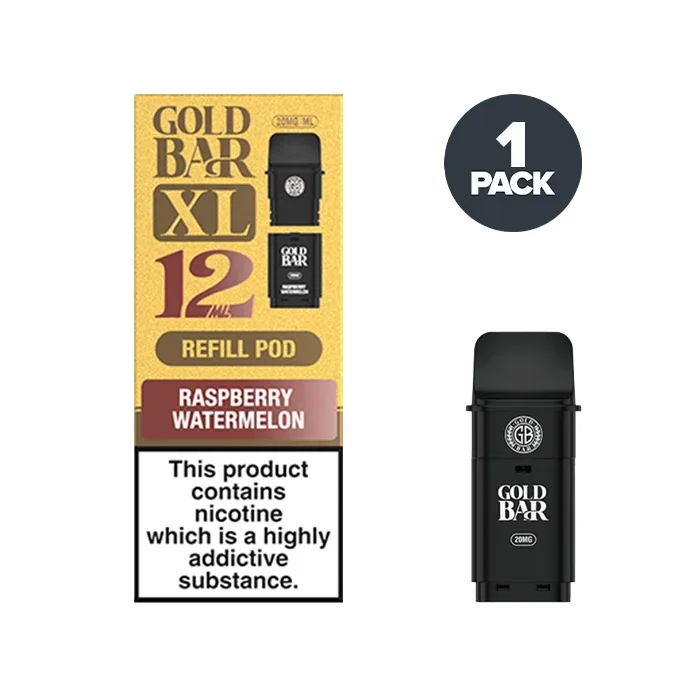 Raspberry Watermelon Gold Bar XL Prefilled Pod