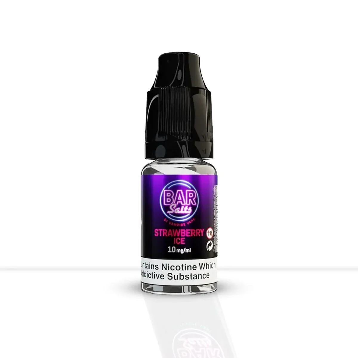Strawberry Ice Nic Salt E Liquid Vampire Vape Bar Salts