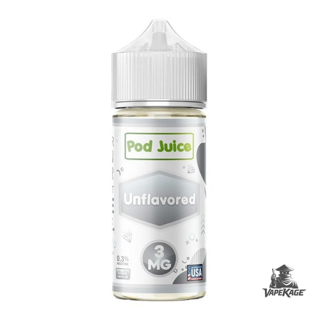 Unflavored — Pod Juice 100mL Freebase
