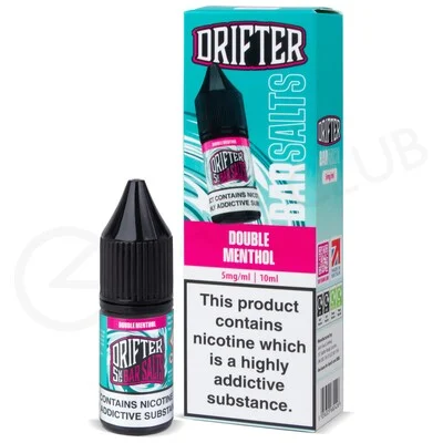Double Menthol Nic Salt E-Liquid by Drifter Bar Salts