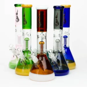 Genie 14.5" Two Tone Glass Bong