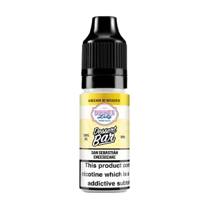 San Sabastian Cheesecake Nic Salt by Dinner Lady Dessert Bar Range