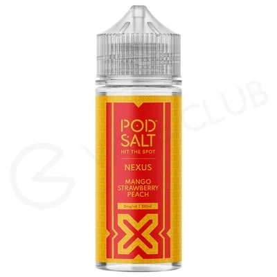 Mango Strawberry Peach Shortfill E-Liquid by Pod Salt Nexus 100ml