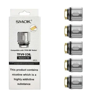 Smok TFV9 Replacement Coils (Singles) - Meshed 0.15Ω