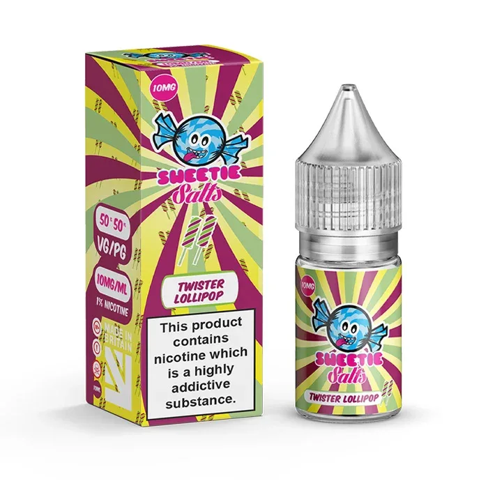 Twister Lollipop Nic Salt E-Liquid by Slushie Salts