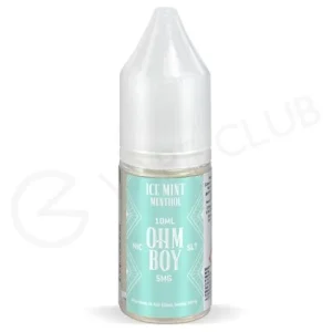 Ice Mint Menthol Nic Salt E-Liquid by Ohm Boy SLT