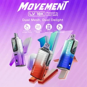 MOVEMENT LV18000 BY LOST VAPE 18,000 PUFFS DISPOSABLE VAPE $12.99