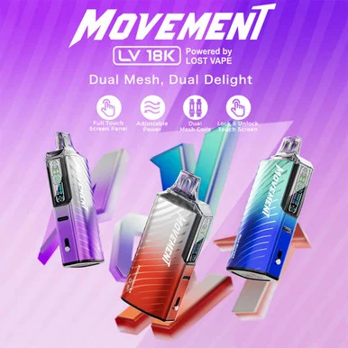 MOVEMENT LV18000 BY LOST VAPE 18,000 PUFFS DISPOSABLE VAPE $12.99