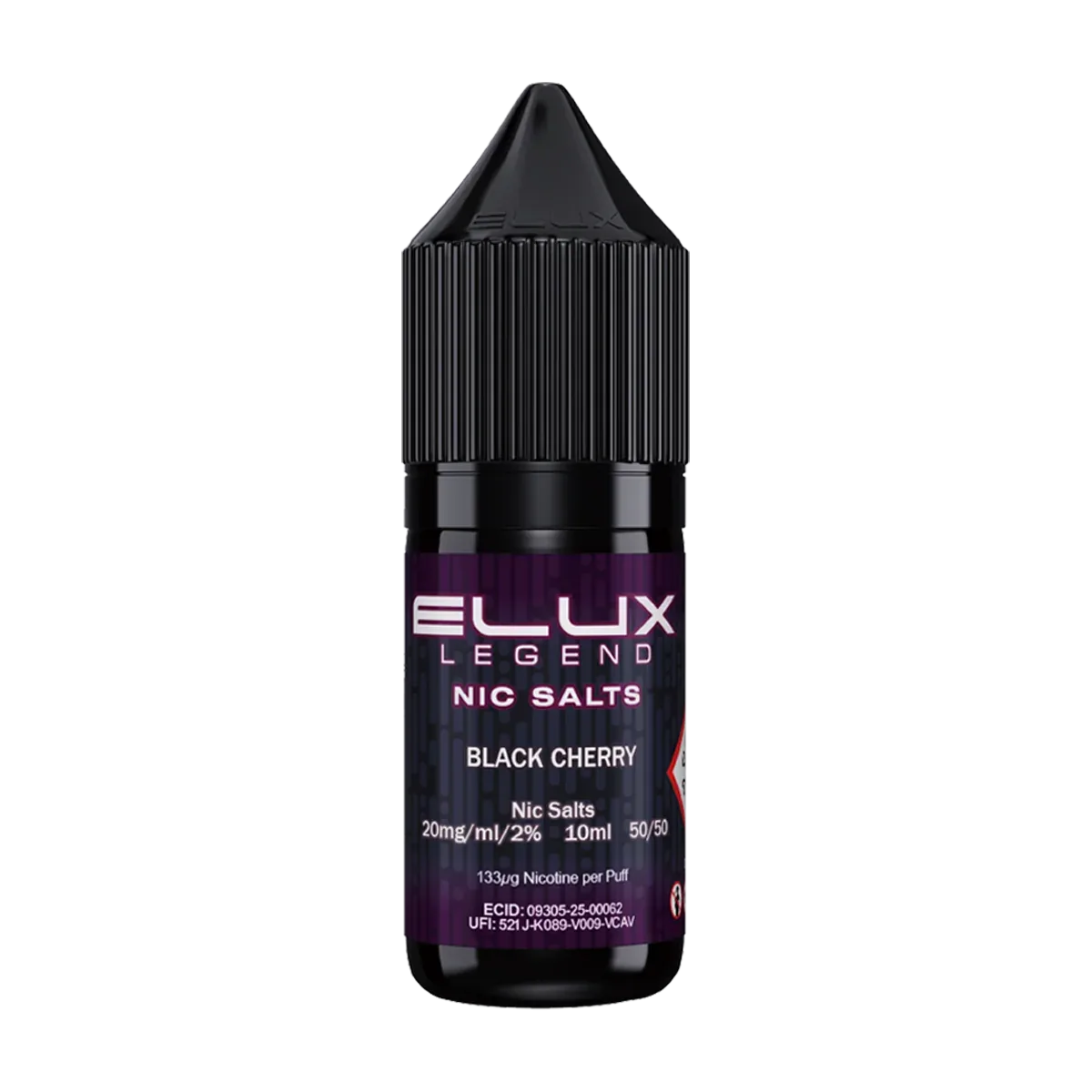 Black Cherry Nic Salt by Elux 10ml