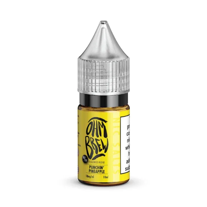 Ohm Brew - 10ml Nic Salt - Punchin Pineapple