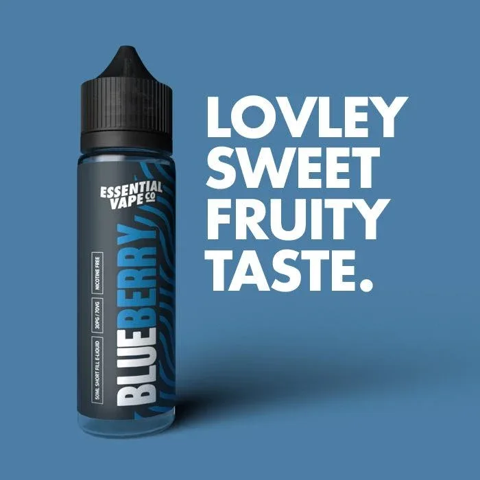 Essential Vape Co Blueberry 50ml Short Fill E-Liquid - Image 2