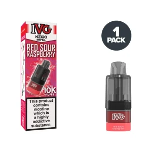 Red Sour Raspberry IVG Nexio Refill Pack