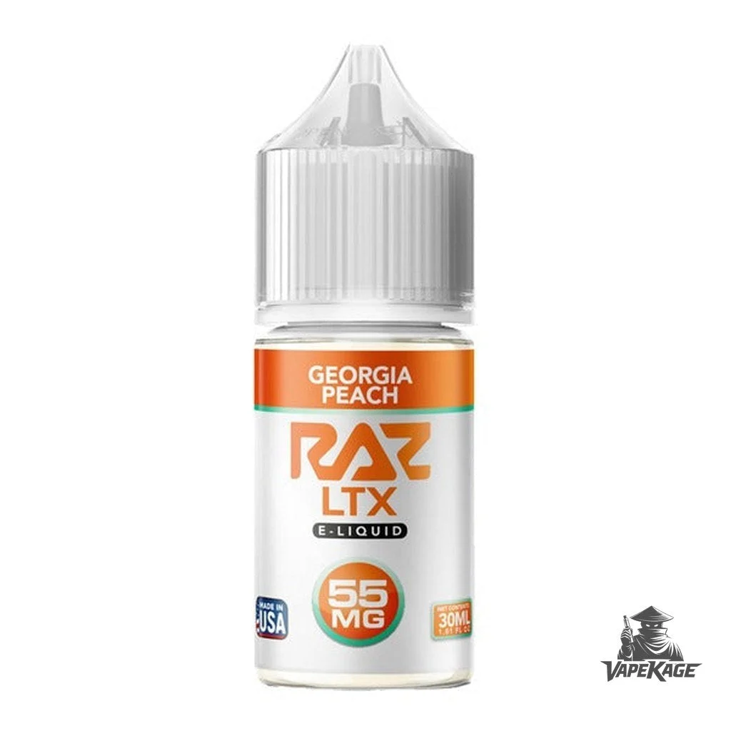 Georgia Peach RAZ x — Pod Juice 30mL Nic Salt