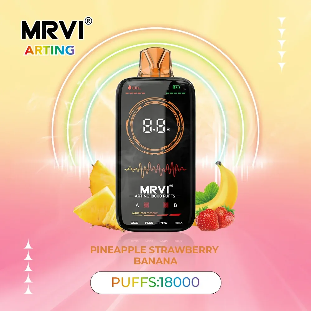 MRVI Arting 18000 Puffs Dual Mesh Full Screen Display Bulk Buy Rechargeable Disposable Vapes Wholesale - Image 2