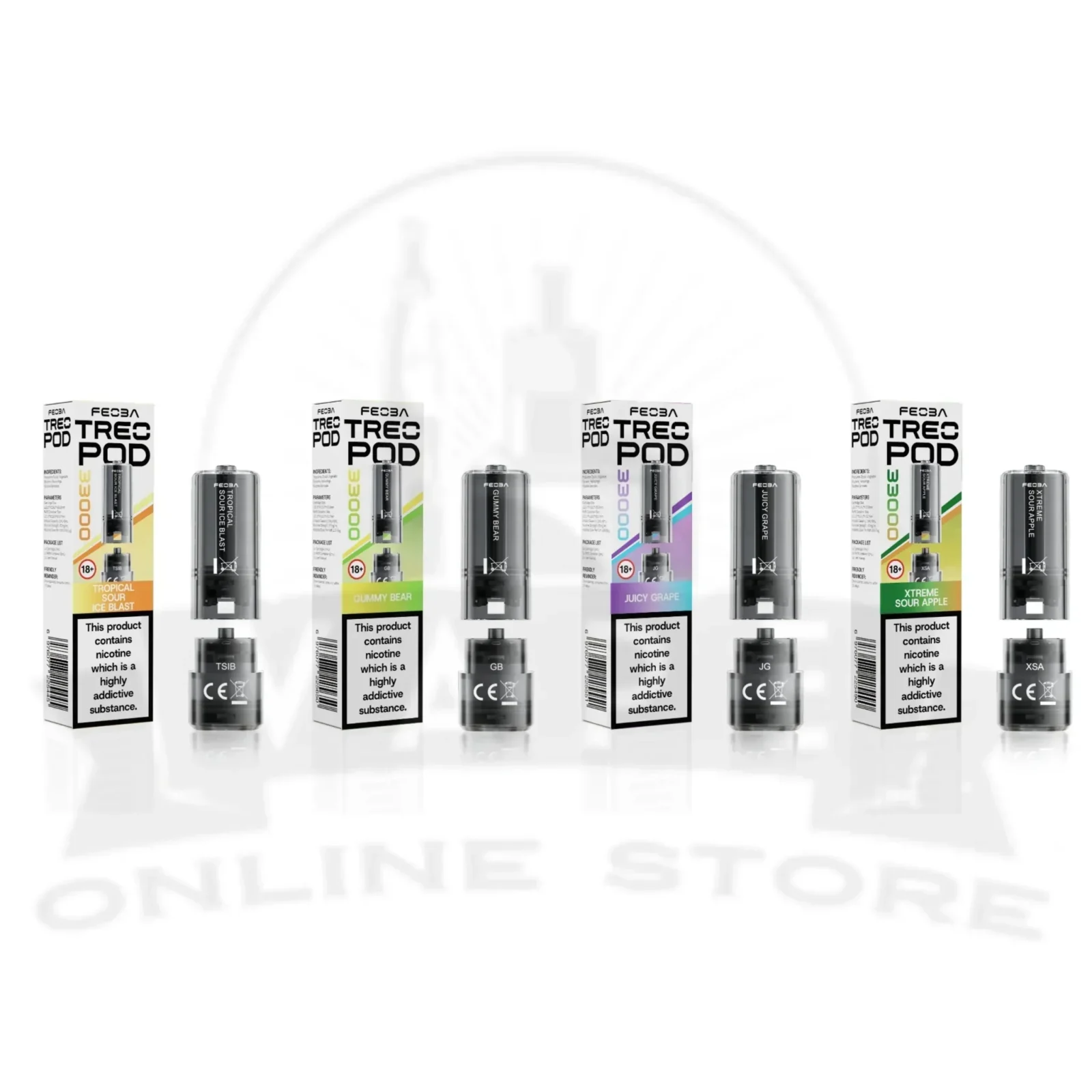 Feoba Treo 33000 Puff Refill Replacement Pods