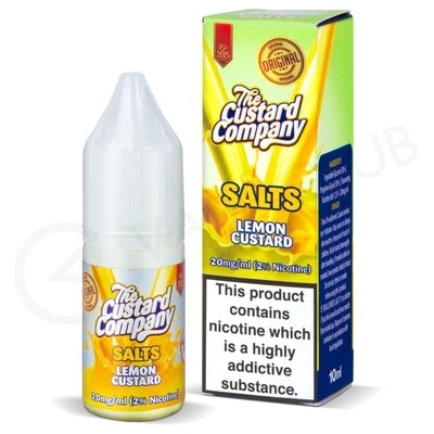 Lemon Custard Nic Salt E-Liquid by The Custard Company