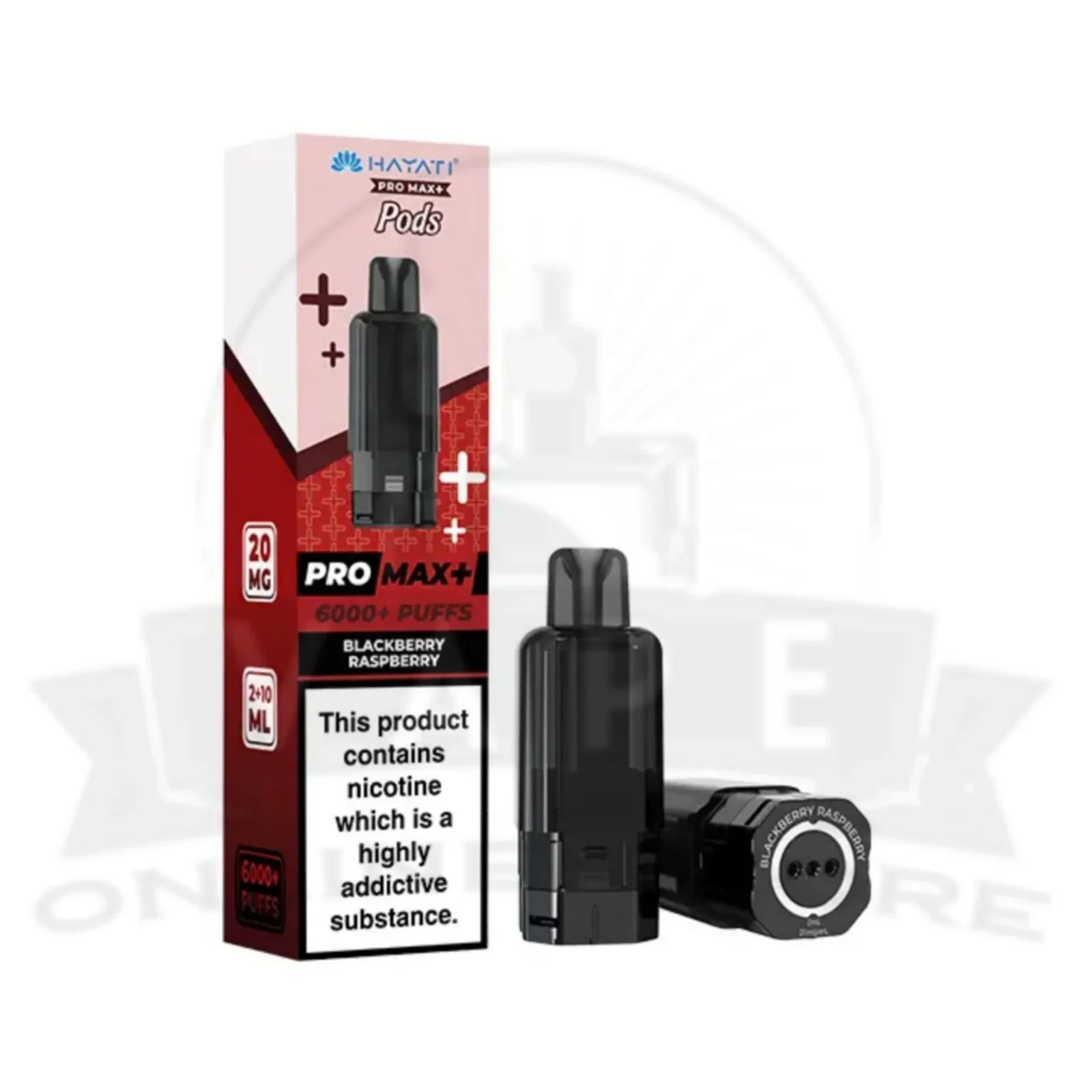 Blackberry Raspberry Hayati Pro Max Plus 6000 Refill Pods