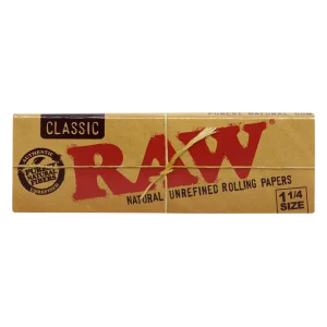 Raw Classic 1 1/4″ Rolling Papers 50/Pk