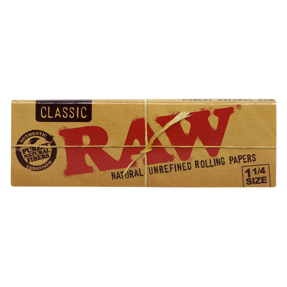 Raw Classic 1 1/4″ Rolling Papers 50/Pk