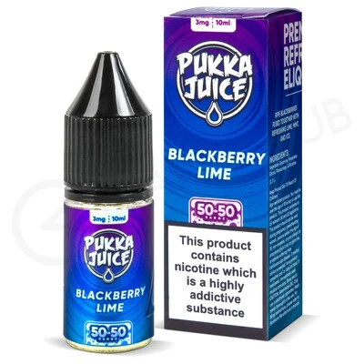 Blackberry Lime E-Liquid by Pukka Juice 50/50