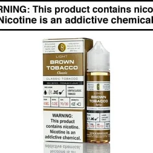 LIGHT CLASSIC BROWN TOBACCO BY GLAS BASIX 60ML