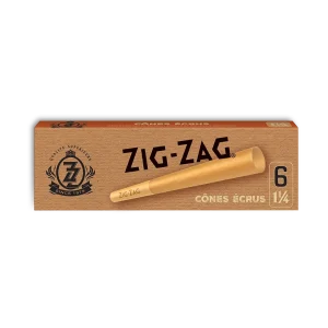 Zig-Zag | Unbleached Cones 1 1/4" 6 per pack