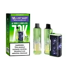 LOST MARY - NERA FULLVIEW KIT - 70K PUFFS- SOUR APPLE ICE