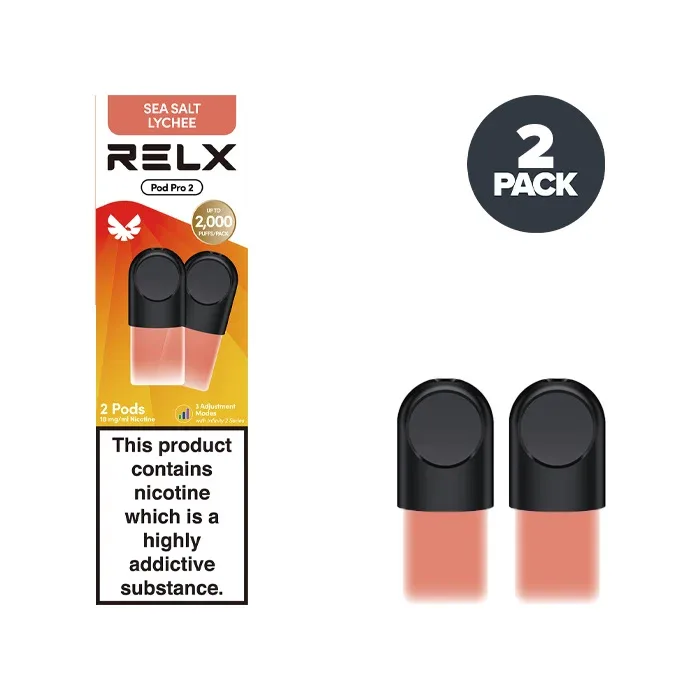 Sea Salt Lychee RELX Pro Pod 2 Prefilled Pods