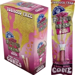 Blunts N Roses Cones w/ Glass Tip