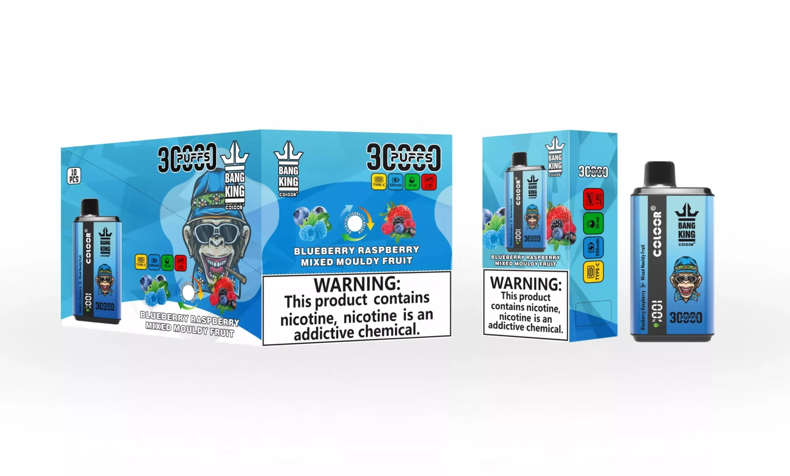 BANG KING 30000 Puffs Bulk Buy Rechargeable Disposable Vapes Wholesale - Image 2