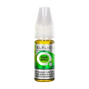 Sour Apple Elfliq Nic Salt by Elfbar - 10ml