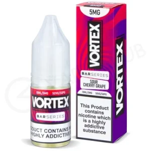 Sour Cherry Grape Nic Salt E-Liquid by Vortex Bar Series