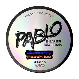 Blueberry Peach Ice Pablo Silver Edition Nicotine Pouches