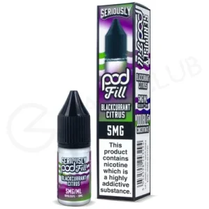Blackcurrant Citrus Nic Salt E-Liquid by Seriously Pod Fill