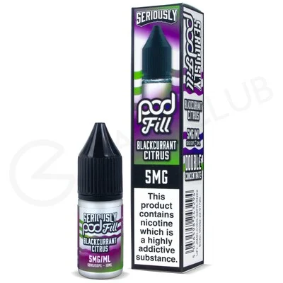 Blackcurrant Citrus Nic Salt E-Liquid by Seriously Pod Fill