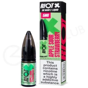Apple Sour Strawberry Nic Salt E-Liquid by Riot X