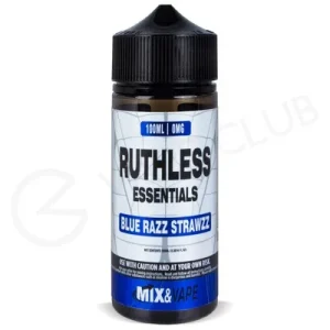 Blue Razz Strawzz Shortfill E-Liquid by Ruthless Essentials 100ml