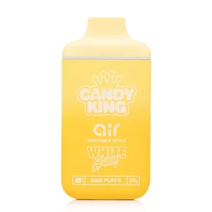 Candy King Gold Bar 6000 Puffs Disposable Vape - White Gummy