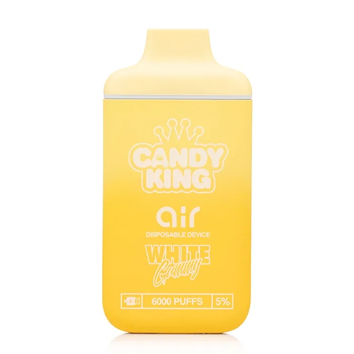 Candy King Gold Bar 6000 Puffs Disposable Vape - White Gummy