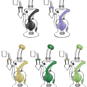 Pulsar 8.5" Solid Ball Recycler Rig with Banger