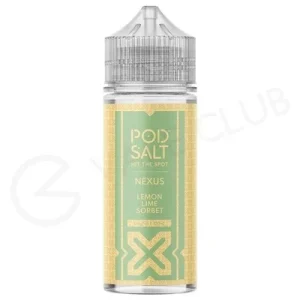 Lemon Lime Sorbet Shortfill E-Liquid by Pod Salt Nexus 100ml